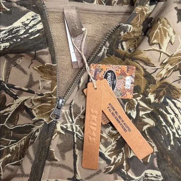 SKIMS × Post Malone Collab - RealTree Heavyweight Fleece Relaxed Hoodie